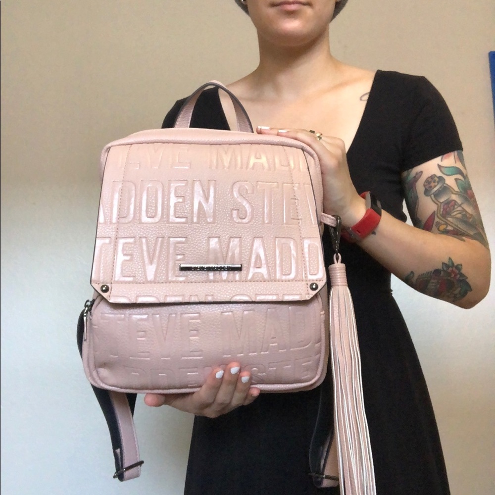 NWT Steve Madden Blush Backpack